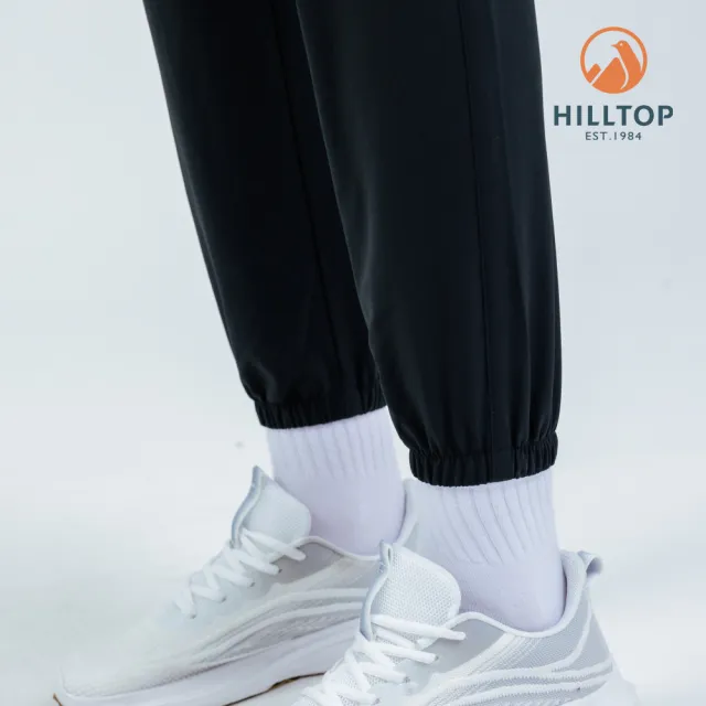 【Hilltop 山頂鳥】超潑水抗UV彈性長褲 女款 黑｜PH31XFQ1ECA0