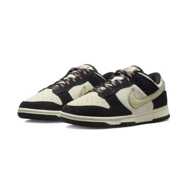 NIKE 耐吉 休閒鞋 Dunk Low Black Suede 女鞋 黑色 奶油 經典 運動 休閒鞋 DV3054-001