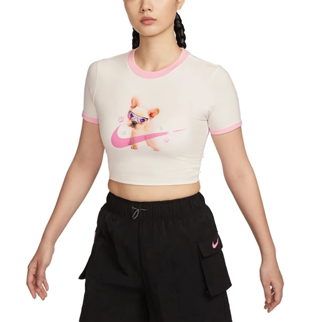 NIKE 耐吉 圓領短袖T恤 AS W NSW TEE SLIM CRP GCEL 女 - HM4621133