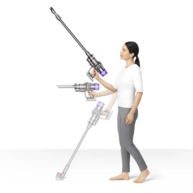 【dyson 戴森】SV52 Digital Slim Submarine 輕量無線洗地吸塵器(銀灰色)