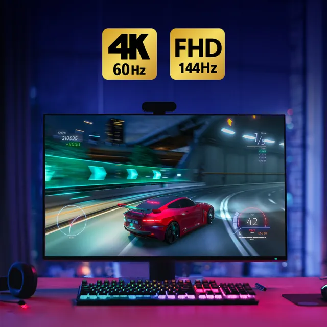 【ATEN】2埠USB 4K HDMI帶線式KVM多電腦切換器(CS22H)