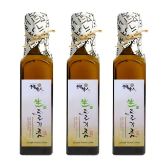 【千年味人】初榨冷壓紫蘇油 韓國自然農法栽種 3瓶組(250ml/瓶)