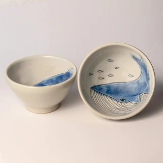 【上作美器】宋立｜鯨魚碗 雙人組(拉麵碗、丼飯、碗公、送禮)