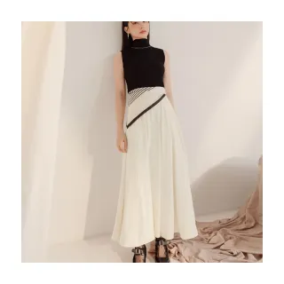 【OB 嚴選】不易皺垂墜傘襬及踝長裙 《CA2985》