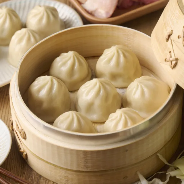 【禎祥食品】雞肉湯包-3包組(900g/約30粒/包)