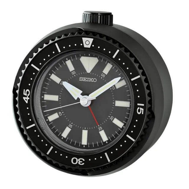 SEIKO 精工】新款水鬼造型貪睡夜光靜音鬧鐘QHE207 SK048(多色任選