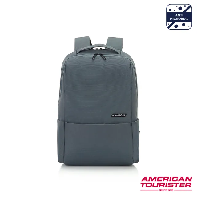 【AMERICAN TOURISTER 美國旅行者】Rubio 抗菌簡約雙隔層筆電後背包14吋(兩色可選)