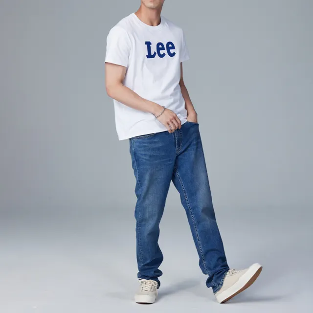 【Lee】男裝 牛仔褲 / 726 中腰標準直筒 中藍洗水(LB31705798R)