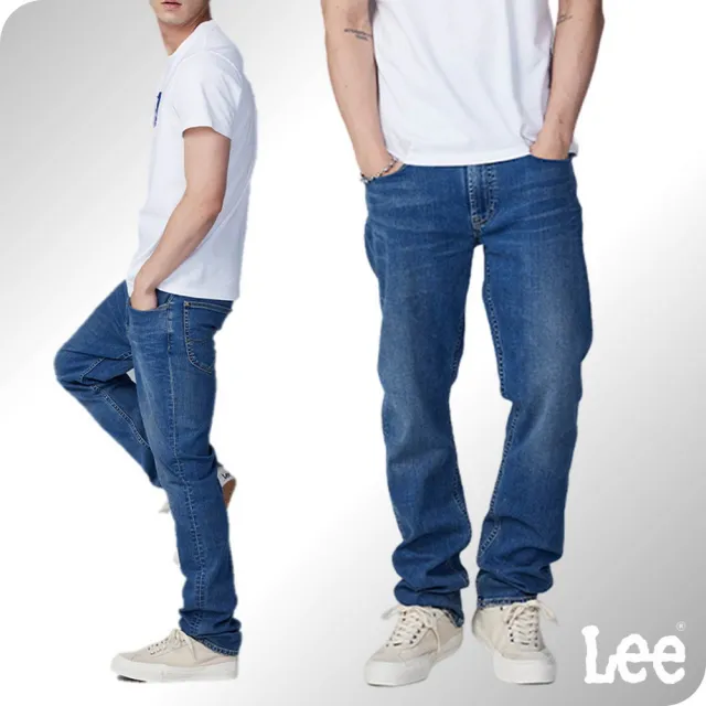 【Lee】男裝 牛仔褲 / 726 中腰標準直筒 中藍洗水(LB31705798R)