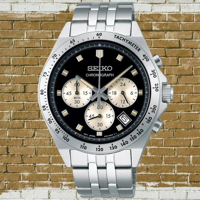 SEIKO 精工 CS系列 經典計時腕錶 禮物推薦 送禮首選(SBTR047J/8T63-02R0D)