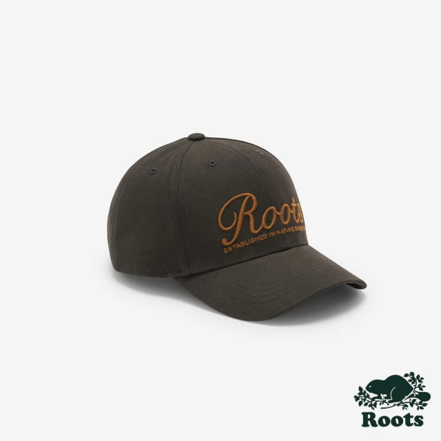 Roots Roots 配件- SIGNATURE 棒球帽(鐵灰色)