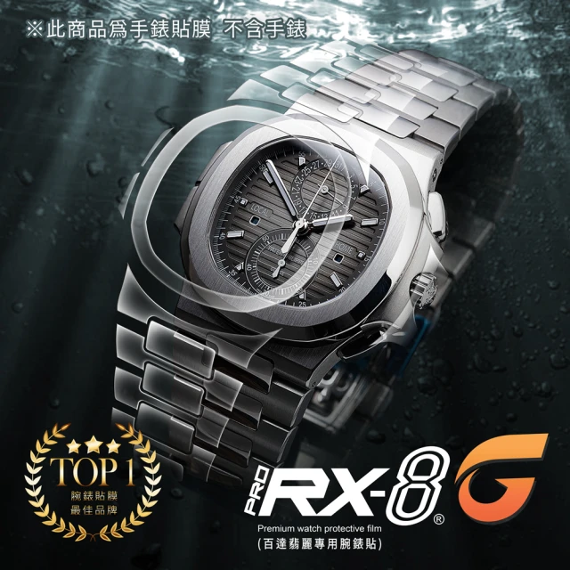 RX-8 第7代保護膜 Patek Philippe百達翡麗 5270/1R 系列貼膜 含鏡面、外圈(不含手錶)