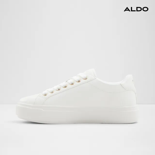 【ALDO】雙11★PEARLWING-時尚獨特蝴蝶裝飾小白鞋-女鞋(白色)