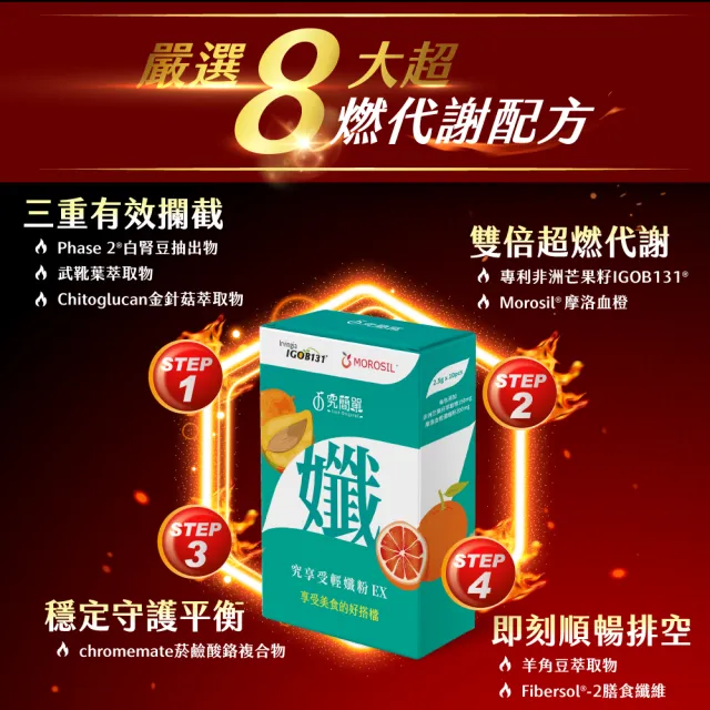 【Just Original 究簡單】宏碁集團 究享受輕孅粉EX升級版x4盒(10包/盒)