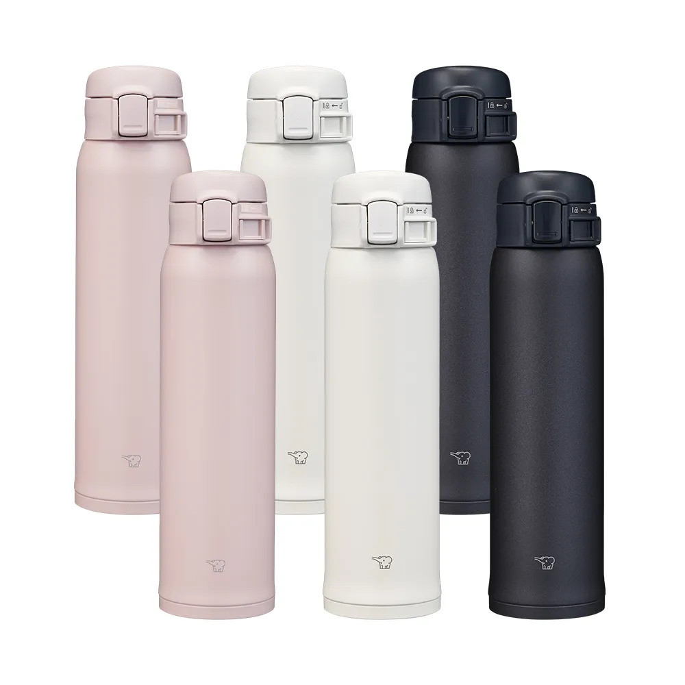 【ZOJIRUSHI 象印-買1送1】不鏽鋼彈開式600ml+600ml(SM-SK60EMD+SM-SK60EMD)