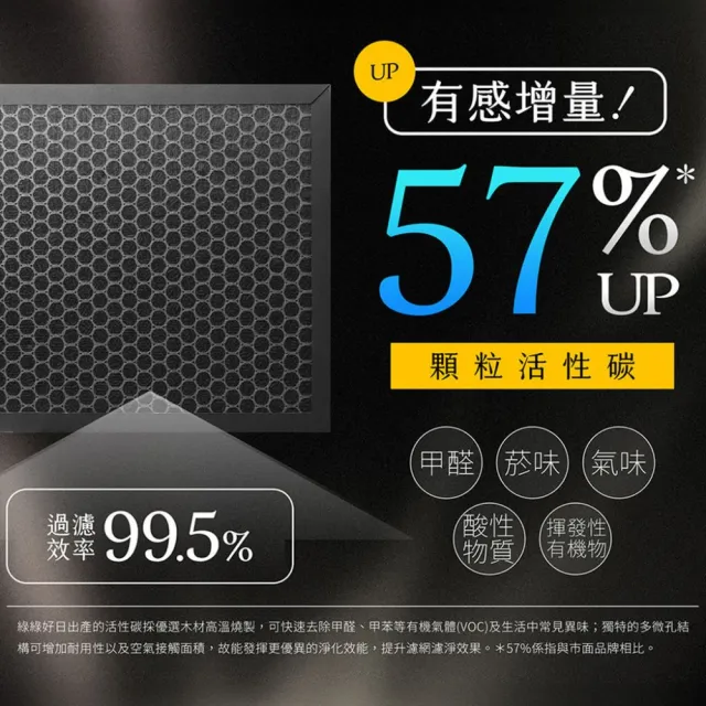 【綠綠好日】適用 Panasonic 國際牌 F-Y16FH F-Y20EH/FH F-Y26EH/FH F-Y20DHW(HEPA抗菌濾芯 顆粒活性碳)