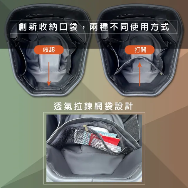 【GOGOBIZ】KYMCO DOLLAR 125 150 大樂 機車置物袋 機車巧格袋 分隔收納(機車收納袋 巧格袋)