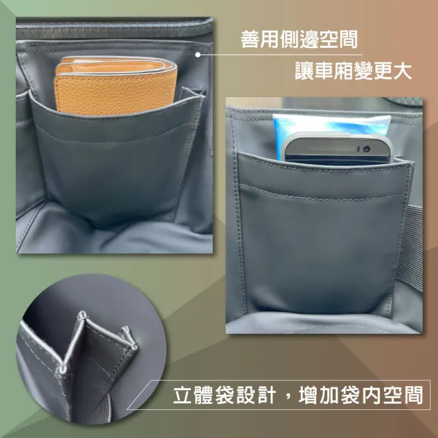 【GOGOBIZ】KYMCO DOLLAR 125 150 大樂 機車置物袋 機車巧格袋 分隔收納(機車收納袋 巧格袋)