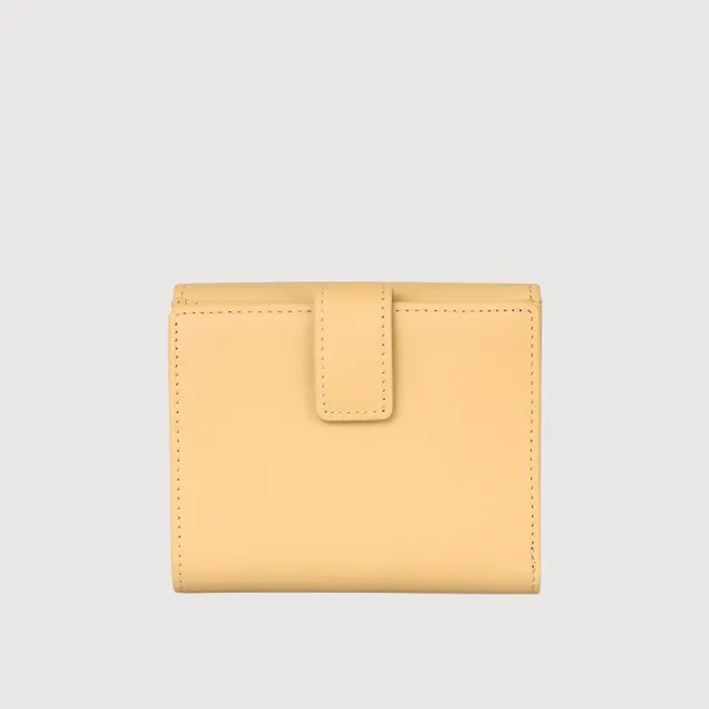 【BRAUN BUFFEL 德國小金牛】薇拉-A 8卡兩折短夾-淺棕色(BF850-404-CR) 錢包送禮推薦