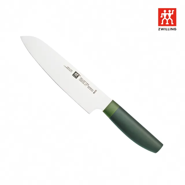 【ZWILLING 德國雙人】Now S日式主廚刀三德刀18cm+雙面抗菌砧板36cmx20cm(德國雙人牌集團官方直營)