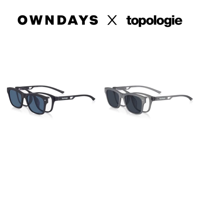 OWNDAYS OWNDAYSｘtopologie 聯名磁吸兩用光學鏡框、掛繩(TP2002X-4S)