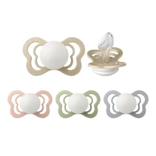 【BIBS】COUTURE 拇指型矽膠安撫奶嘴 夜光2入(丹麥奶嘴 原裝進口公司貨)