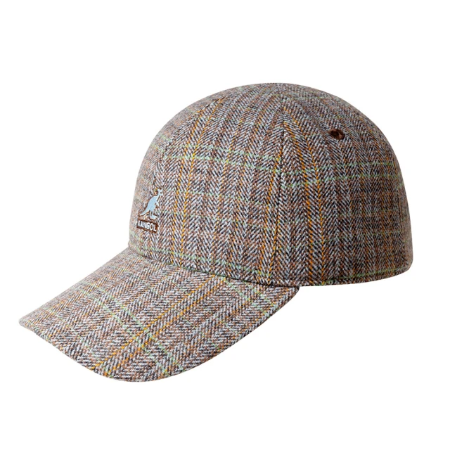 KANGOL HERRINGBONE 細格棒球帽(棕色)