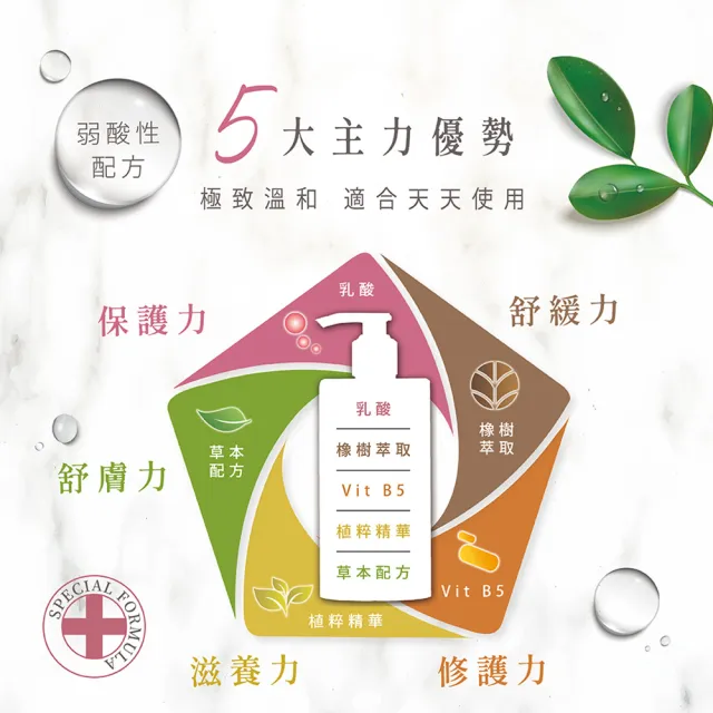 【Green Pharmacy草本肌曜】經典私密潔膚露300ml 3入團購組(4款-蔓越莓/鼠尾草/茶樹/洋甘菊)