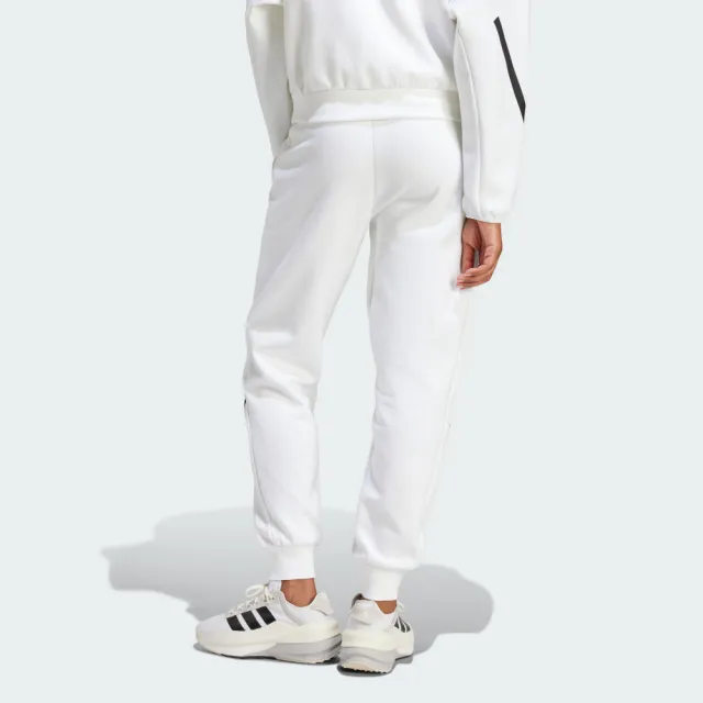 【adidas 愛迪達】長褲 女款 運動褲 W Z.N.E. PT 白 JE7843