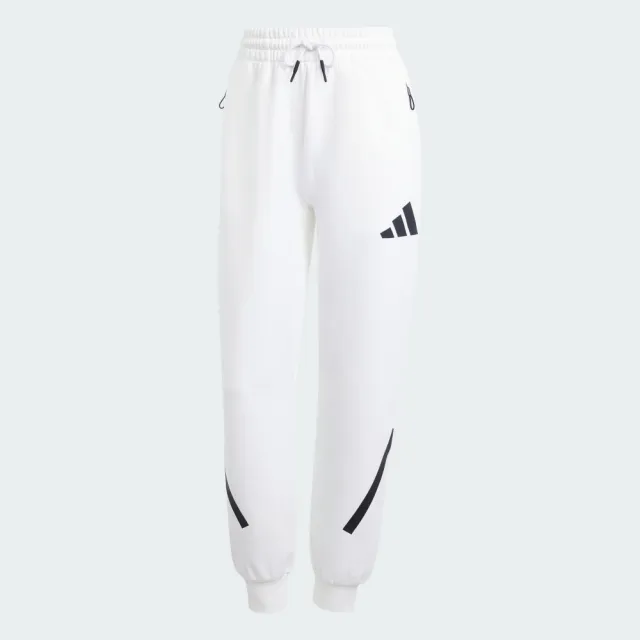 【adidas 愛迪達】長褲 女款 運動褲 W Z.N.E. PT 白 JE7843