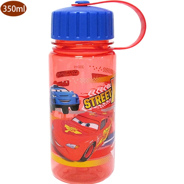 TDL CARS汽車總動員閃電麥坤兒童水壺手提直飲水壺350ml 090809(生日禮物 聖誕節 平輸品)