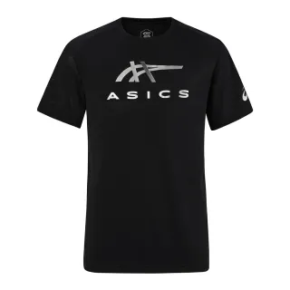 【asics 亞瑟士】短袖上衣 男款 亞洲版型 訓練上衣(2031E781-001)