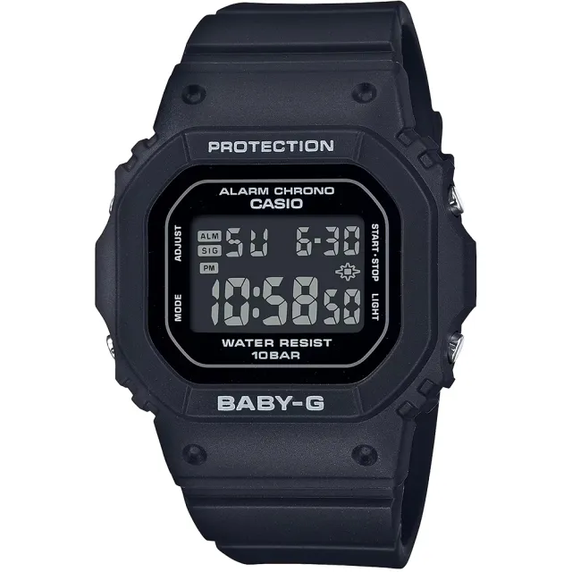 【CASIO 卡西歐】BABY-G 纖薄輕巧電子手錶 禮物 雙11(新版BGD-565U-1/舊版BGD-565-1)