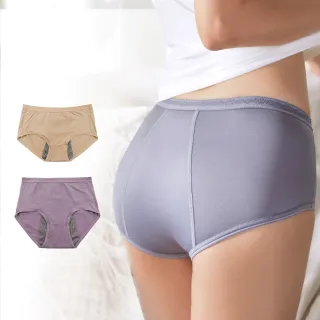 【PINK LADY】6件組-2款可挑 台灣製生理褲 竹炭中腰高腰內褲(抗菌/棉柔/包臀/防漏/女內褲/學生)