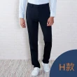 【per-pcs 派彼士】簡約修身彈性休閒褲/平面西褲(多色選)