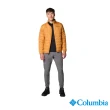 【Columbia 哥倫比亞】男款-保暖羽絨立領外套-橘色(UWE84120OG/IF)