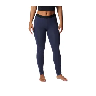 【Columbia 哥倫比亞】女款-保暖快排內著長褲-夜幕藍(UAL81270JG/IF)