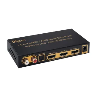 【DigiSun 得揚】AHU273 4K HDMI 2.0 轉HDMI + 音訊擷取器 HDMI+SPDIF+R/L+ eARC