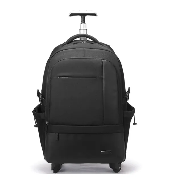 【PUSH!】雙11 旅遊用品20L萬向輪拉桿兩用背包 雙肩背包登機箱包 拉桿學生書包 大容量旅行包袋(U78)