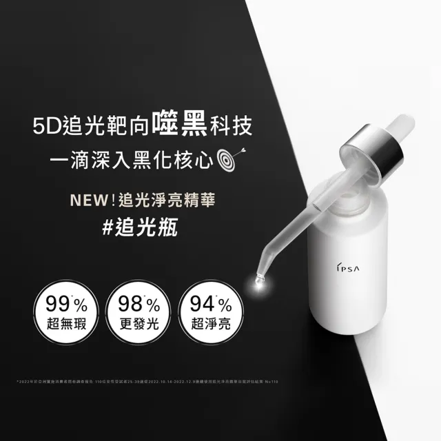 【IPSA】噬黑追光精華組 美白/精華液/淡斑(追光淨亮精華50ml)