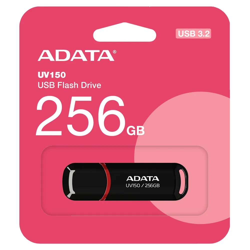 【ADATA 威剛】UV150 USB 3.2 Gen1 隨身碟 256G