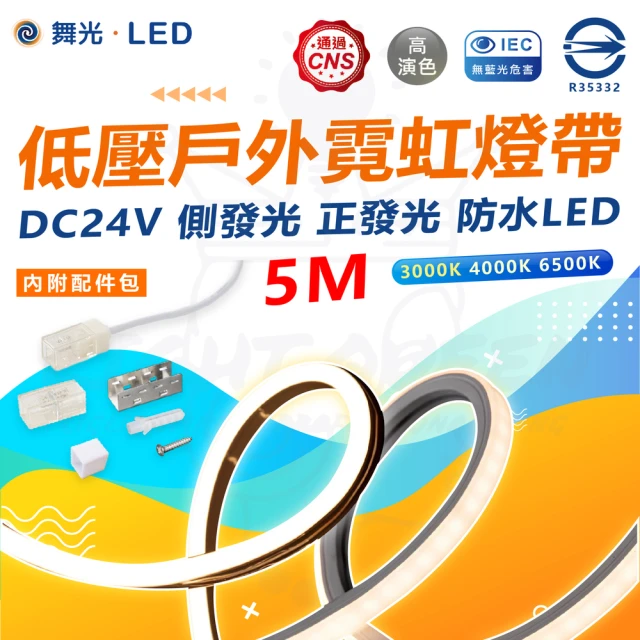 DanceLight 舞光 低壓戶外霓虹燈帶 DC24V 防水 軟燈帶 燈條 燈帶 側發光 正發光(每捆五米 整捆販售)