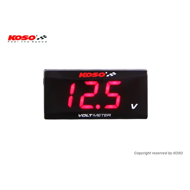 【KOSO】超薄電壓錶、碼錶(電壓表、碼表)