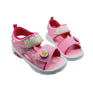 【角落小夥伴正版授權發光涼鞋】台灣製角落生物電燈涼鞋-粉色(涼鞋 兒童)