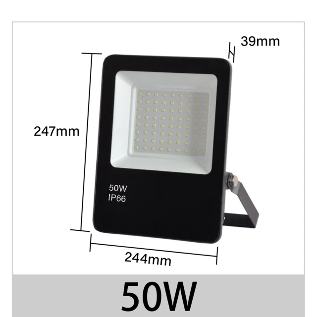 青禾坊 歐奇OC 50W LED 戶外防水投光燈 投射燈-4入(超薄 IP66投射燈 CNS認證)