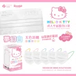 【艾爾絲】Hello Kitty夢幻白五色耳繩醫療口罩50片/盒x5盒組(momo獨家款)