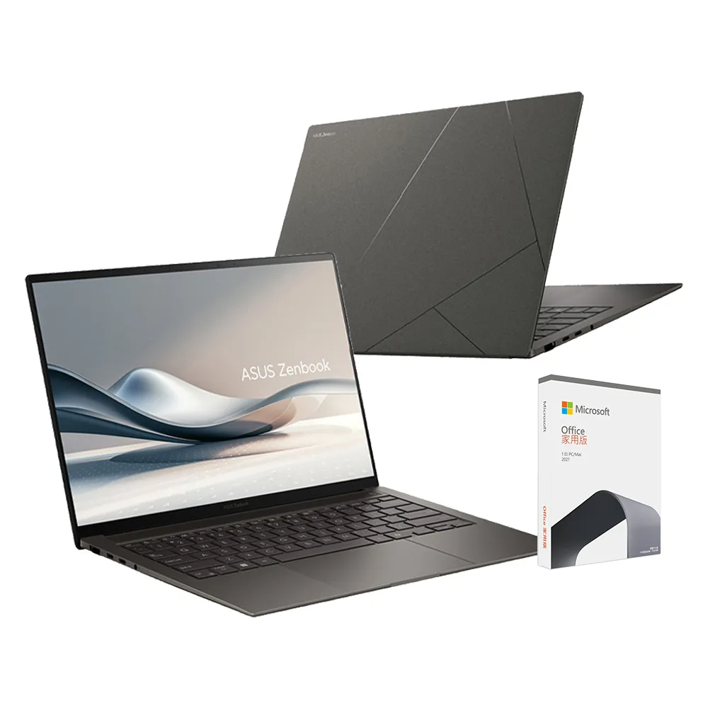 【ASUS】Office 2021組★14吋Ultra7輕薄AI筆電(ZenBook UX5406SA/Ultra7-258V/32G/1TB SSD/W11/3K OLED/EVO