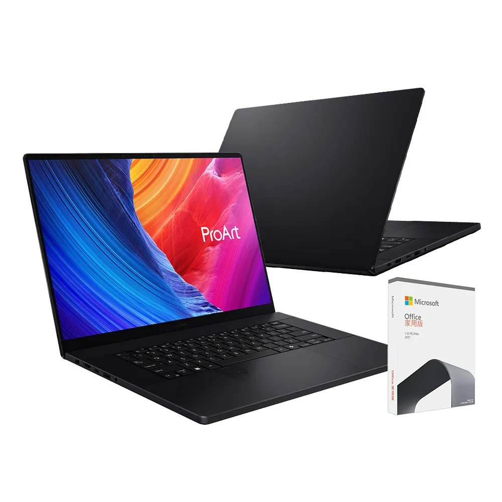 【ASUS】Office 2021組★16吋Ryzen AI 9 RTX4070行動工作站筆電(ProArt P16 H7606WI/HX370/64G/4TB/4K OLED