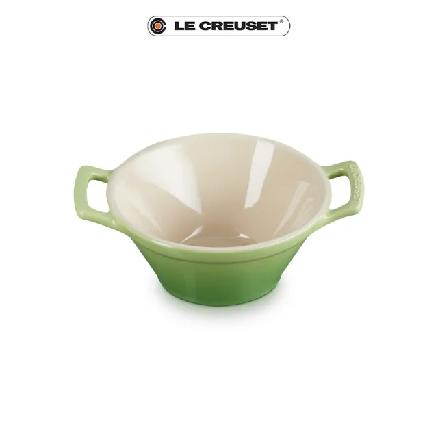 【Le Creuset】瓷器卡蘇雷碗(棕櫚綠)