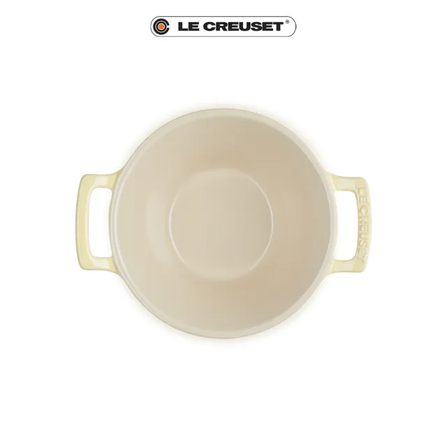 【Le Creuset】瓷器卡蘇雷碗(愛麗絲黃)